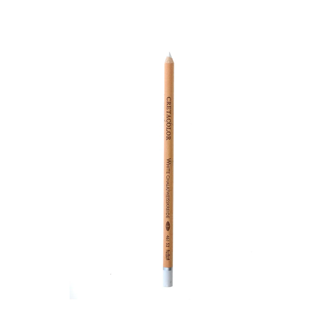 Cretacolor Chalk Pencil - White Soft, Pack of 3