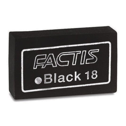 Factis Black Erasers