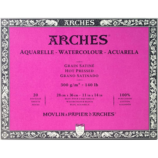 Arches Hot Press Watercolor Pad