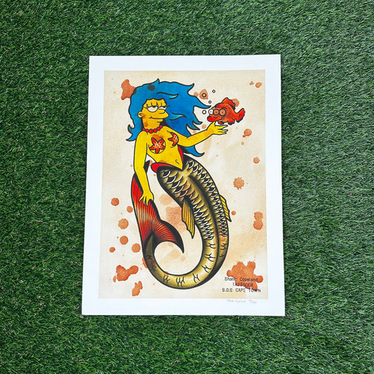 Marge Mermaid Print